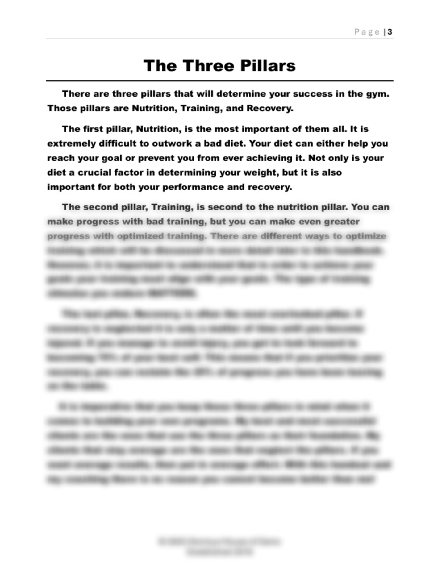 Futrell's FULL Nutritional Program & Secret Handbook